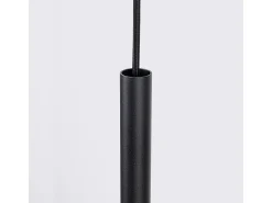 Sollux Lighting Lámpara Suspendida^Lámpara colgante Feltro moderno de fieltro/acero - 1 fuentes luminosas - L.30 x A.126 cm - /negro Amarillo