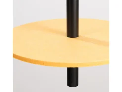 Sollux Lighting Lámpara Suspendida^Lámpara colgante Feltro moderno de fieltro/acero - 1 fuentes luminosas - L.30 x A.126 cm - /negro Amarillo
