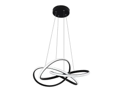 Best NETTLIFE Lámpara colgante Vintage Negra de 5 luces, altura ajustable, casquillo E27, 62 W, estilo industrial retro. Negro