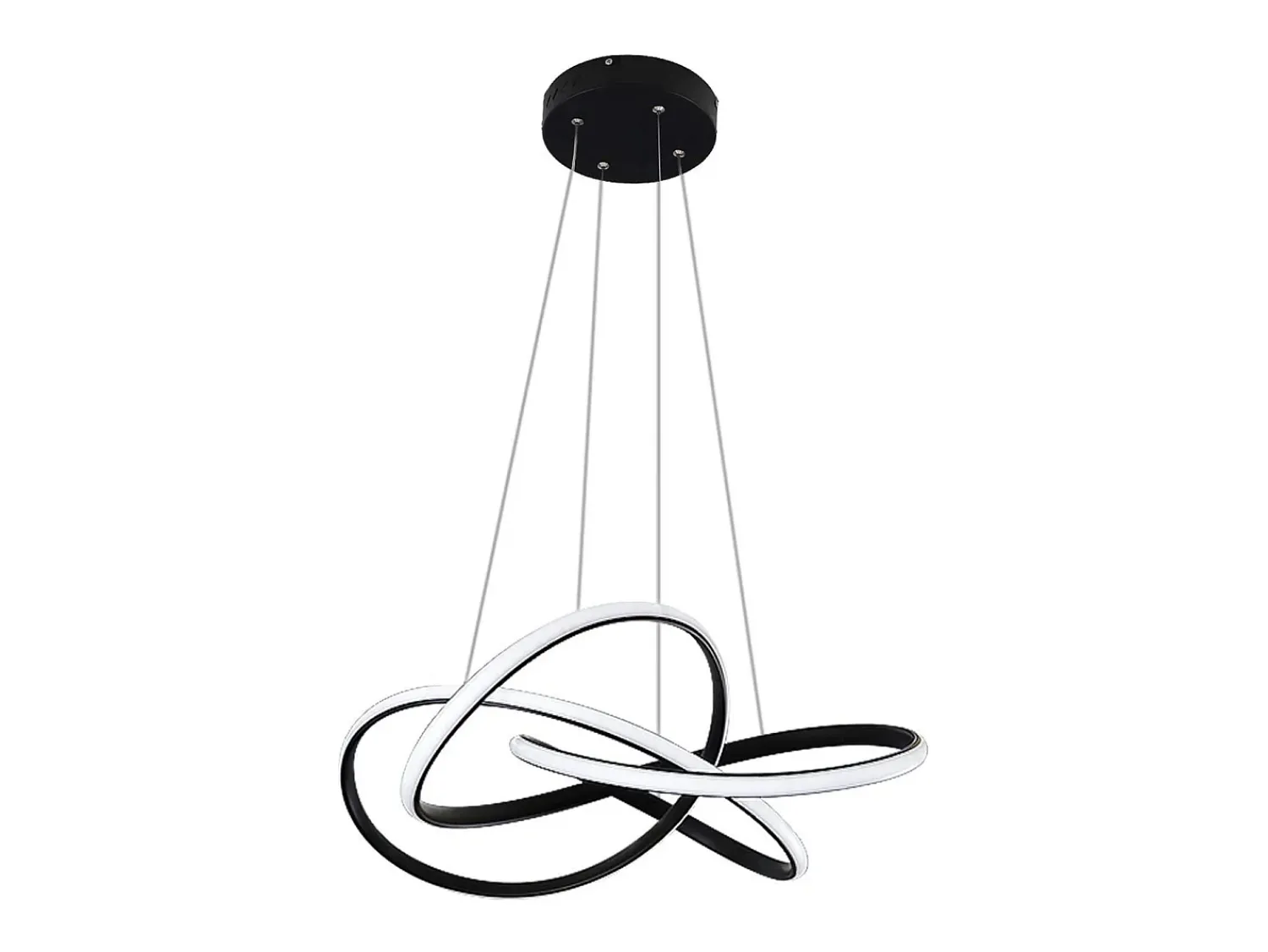 Best NETTLIFE Lámpara colgante Vintage Negra de 5 luces, altura ajustable, casquillo E27, 62 W, estilo industrial retro. Negro
