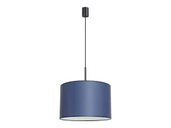 Best Sollux Lighting Lámpara colgante Nevia minimalista de CLORURO DE POLIVINILO - 1 fuentes luminosas - L.40 x A.137 cm - marino/negro Azul