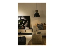 Lámpara colgante Tokke de metal negro y dorado D 46 x H 54 cm