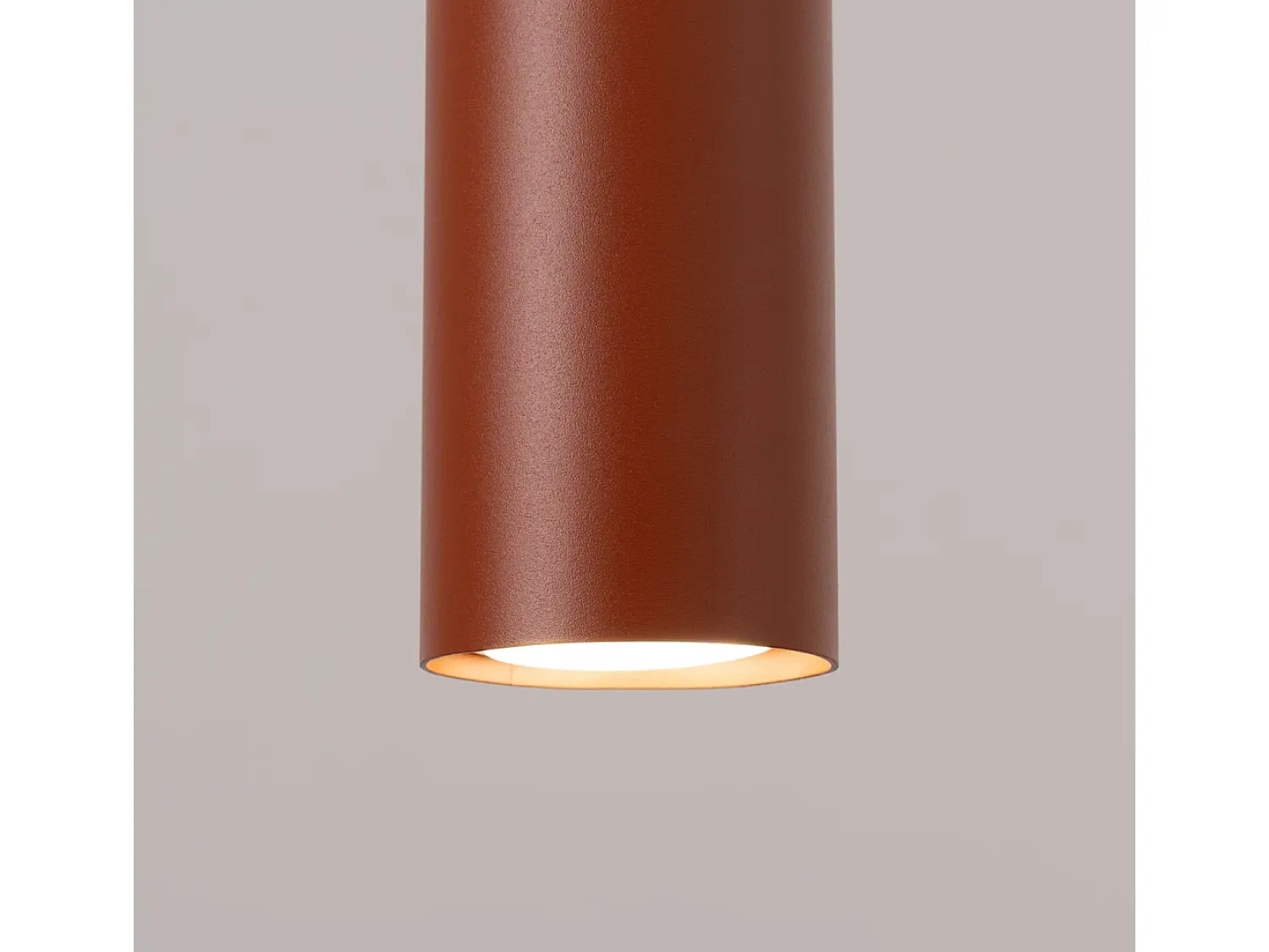 Sollux Lighting Lámpara colgante Toris desván de acero - 2 fuentes luminosas 4000K - L.30 x A.105 cm - ocre Rojo
