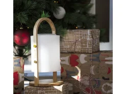 Lámpara con altavoz Bluetooth inalámbrico 10W WOODY