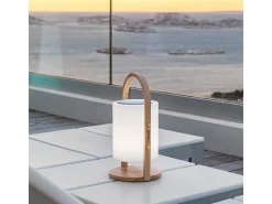 Lámpara con altavoz Bluetooth inalámbrico 10W WOODY