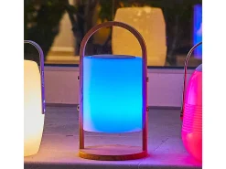 Lámpara con altavoz Bluetooth inalámbrico 10W WOODY