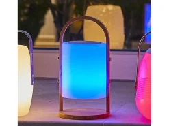 Lámpara con altavoz Bluetooth inalámbrico 10W WOODY