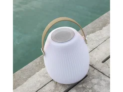 Lumisky Lámpara con altavoz Bluetooth inalámbrico 5W MINI MAY Beige