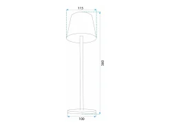 Lámpara De Cabecera Toolight App1366-T Brown
