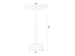 Clearance Lámpara De Cabecera Toolight App1373-T Grey Gris