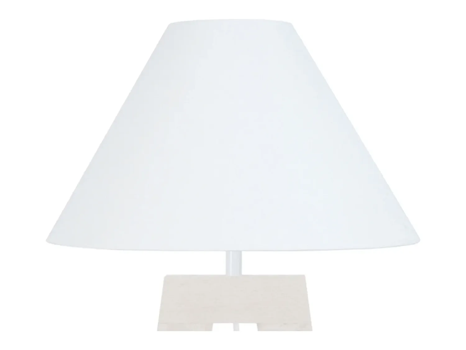 Discount TOSEL Lámpara de Mesa ,madera,,A54xD 30xP30cm Blanco