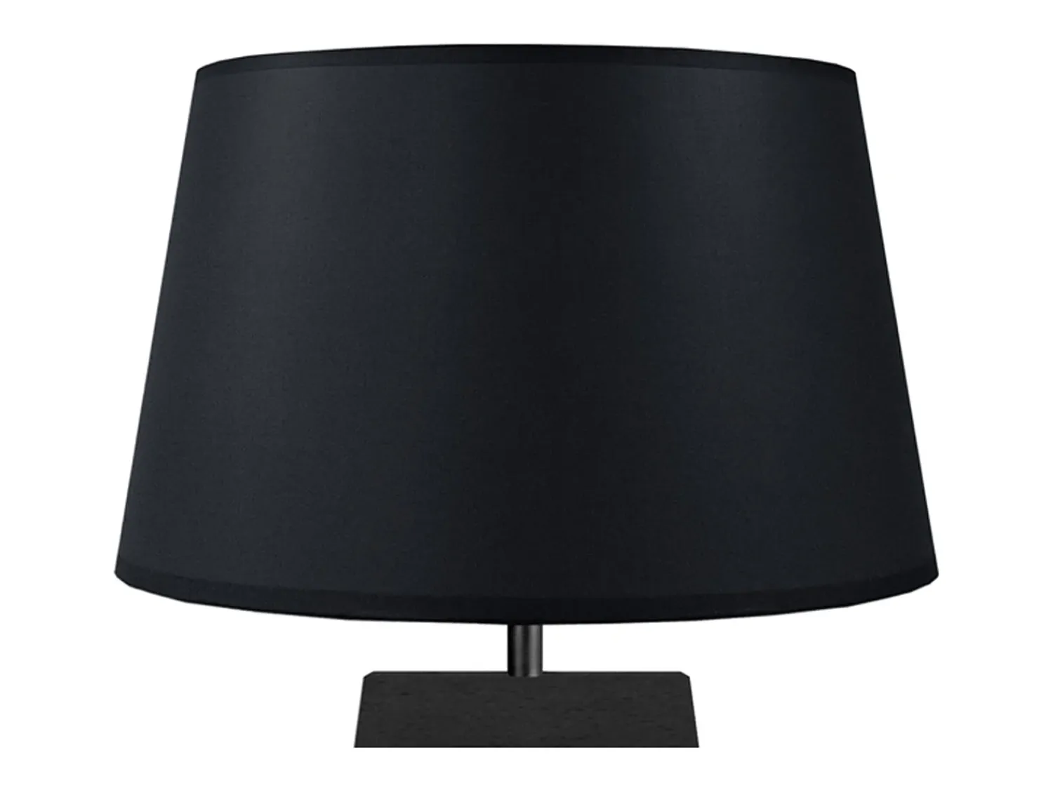 TOSEL Lámpara De Mesa^Lámpara de Mesa ,madera, ,A54xD25xP25cm Negro