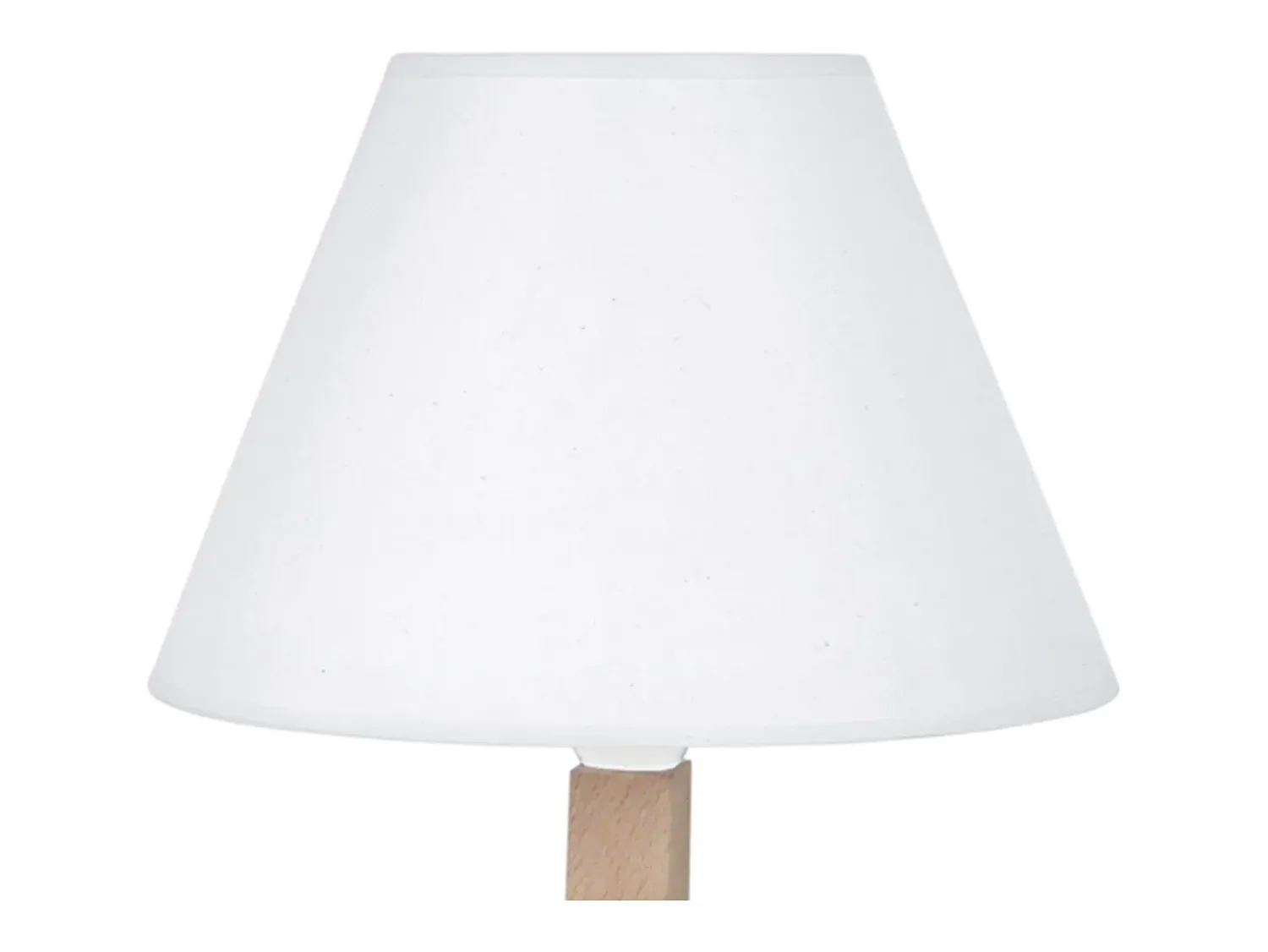 Best TOSEL Lámpara de Mesa ,madera,natural, A44xD45xP16cm Blanco