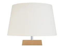 Clearance TOSEL Lámpara de Mesa ,madera,natural,A54xD25xP 25cm Color natural claro