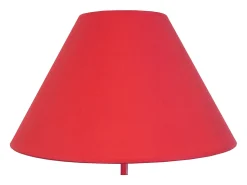Clearance TOSEL Lámpara de Mesa ,metal,,A 57xD35x P 35cm Rojo