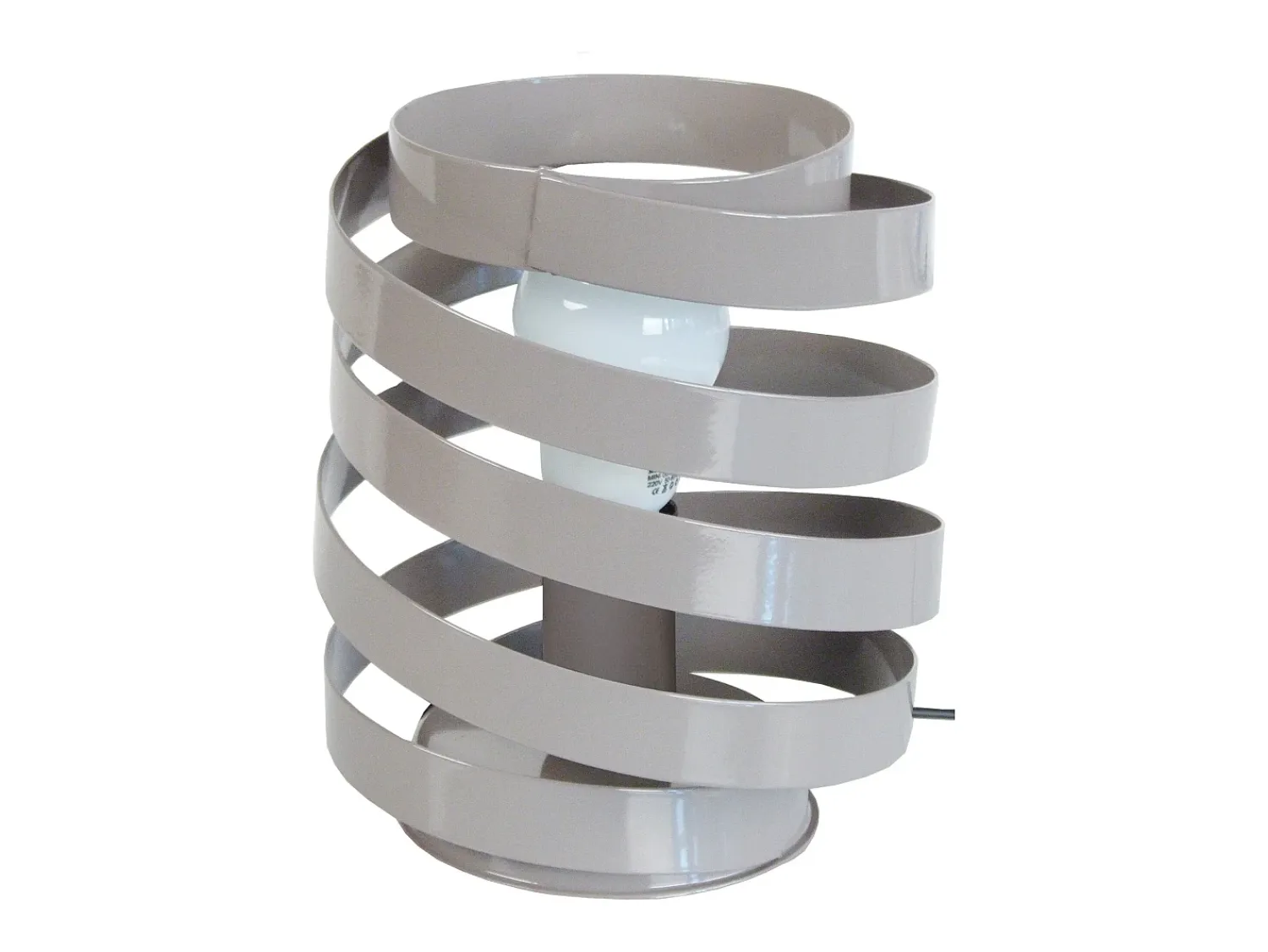 TOSEL Lámpara De Mesa^Lámpara de Mesa ,metal, ,A22xD18xP18cm Gris