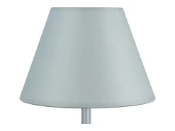 TOSEL Lámpara De Mesa^Lámpara de Mesa ,metal,Aluminio ,A39xD18xP18cm Plateado