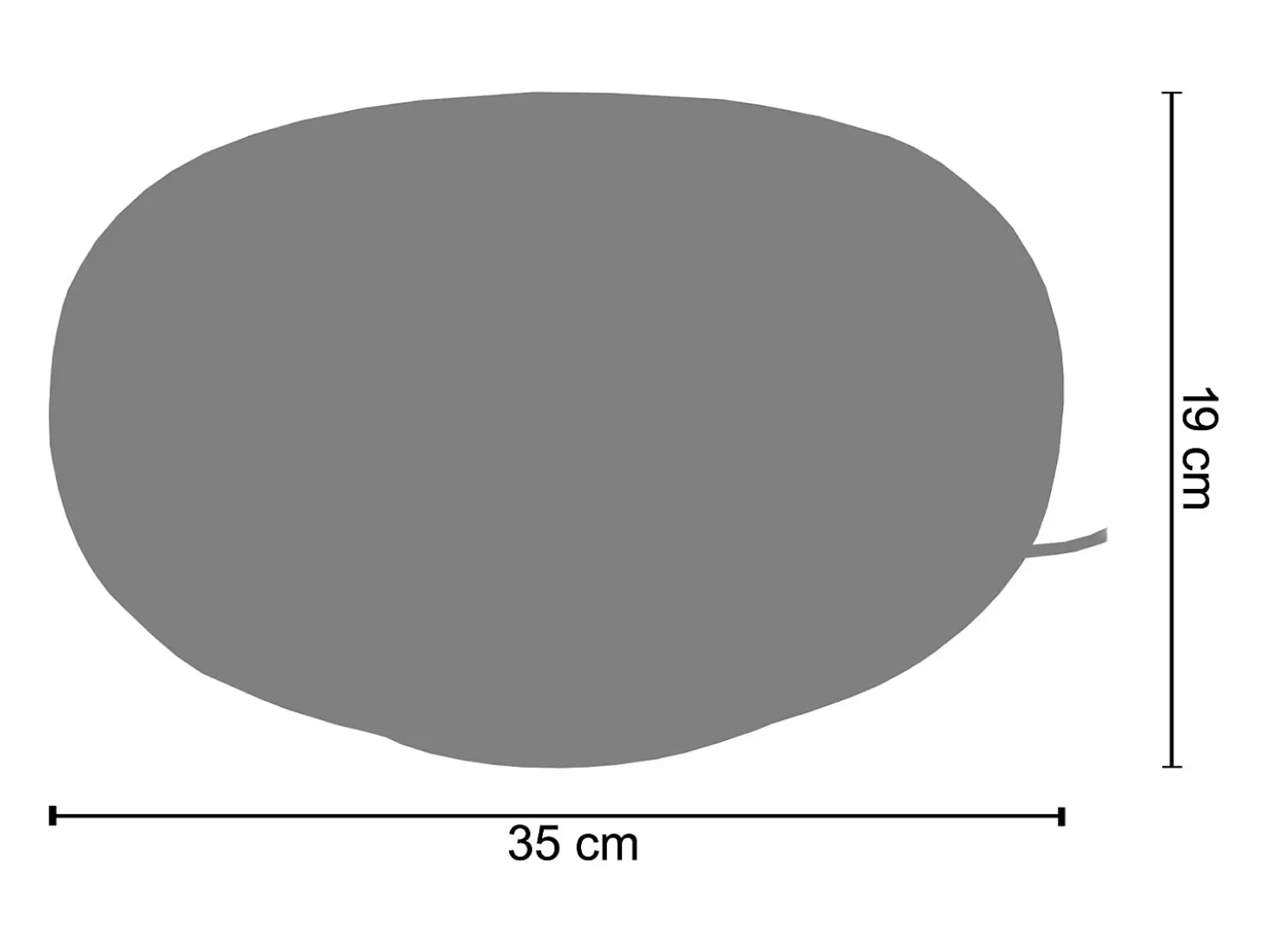 Lámpara de Mesa TOSEL ,vidrio,violeta ,A 19xD35xP35cm