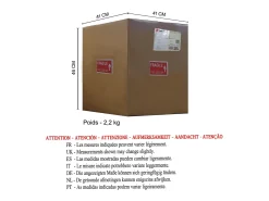 TOSEL Lámpara De Mesa^Lámpara de Mesa ,vidrio,,A37xD30xP30cm Rojo