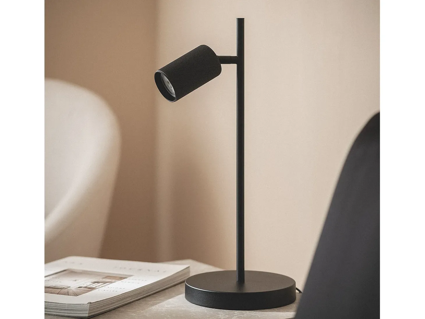 Lámpara de Mesa Aluminio Breixo Negro