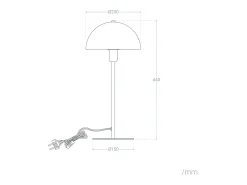Clearance Ledkia Lámpara de Mesa Aluminio Madow Camel