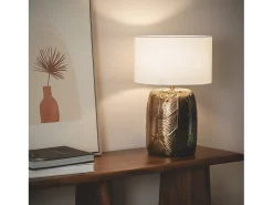 Lámpara de Mesa Aluminio Sahitya ILUZZIA Blanco