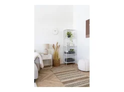 Lámpara de mesa BILBY – Base de cerámica y pantalla textil