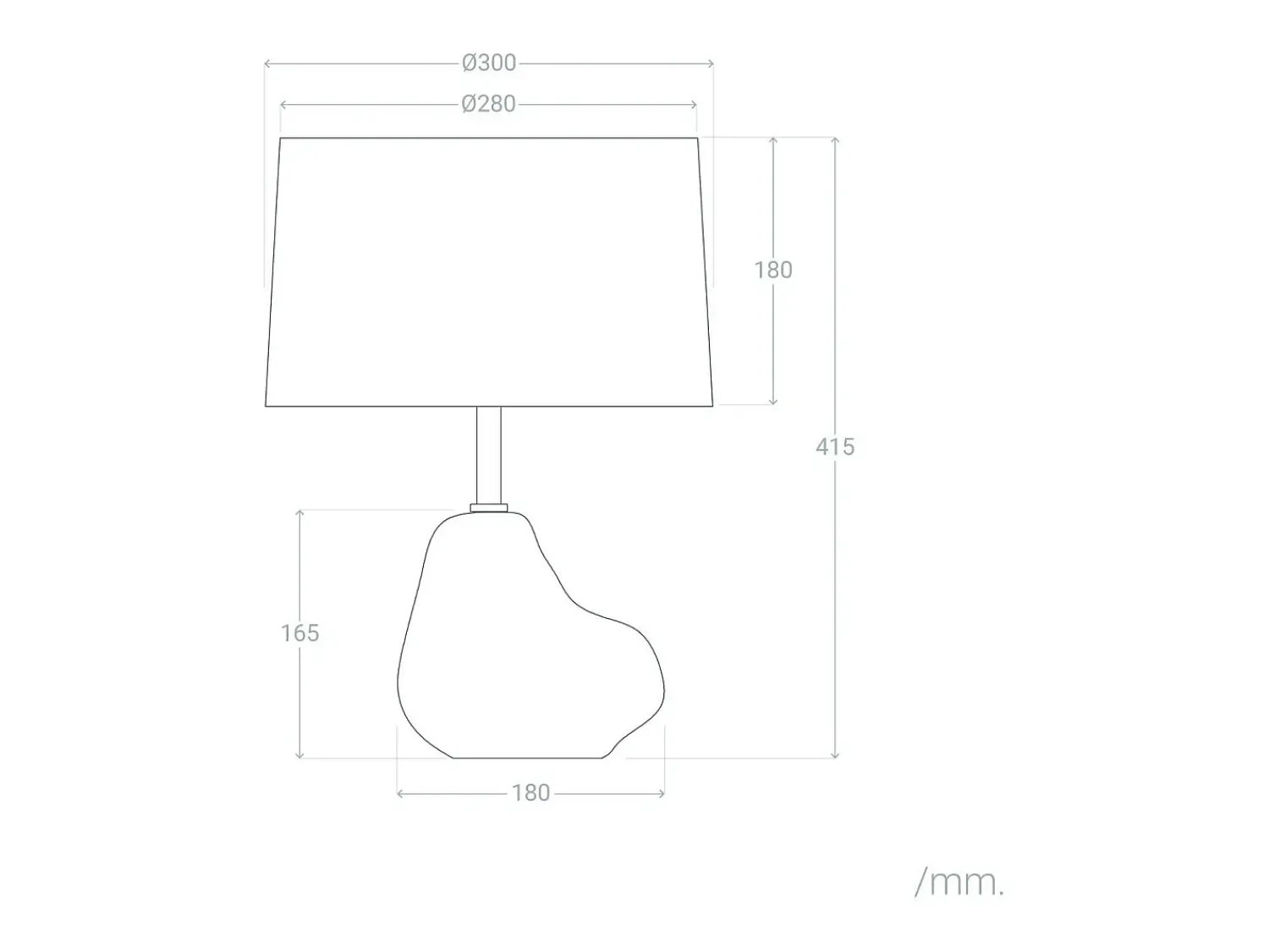 Hot Ledkia Lámpara de Mesa Cerámica Bulga Blanco
