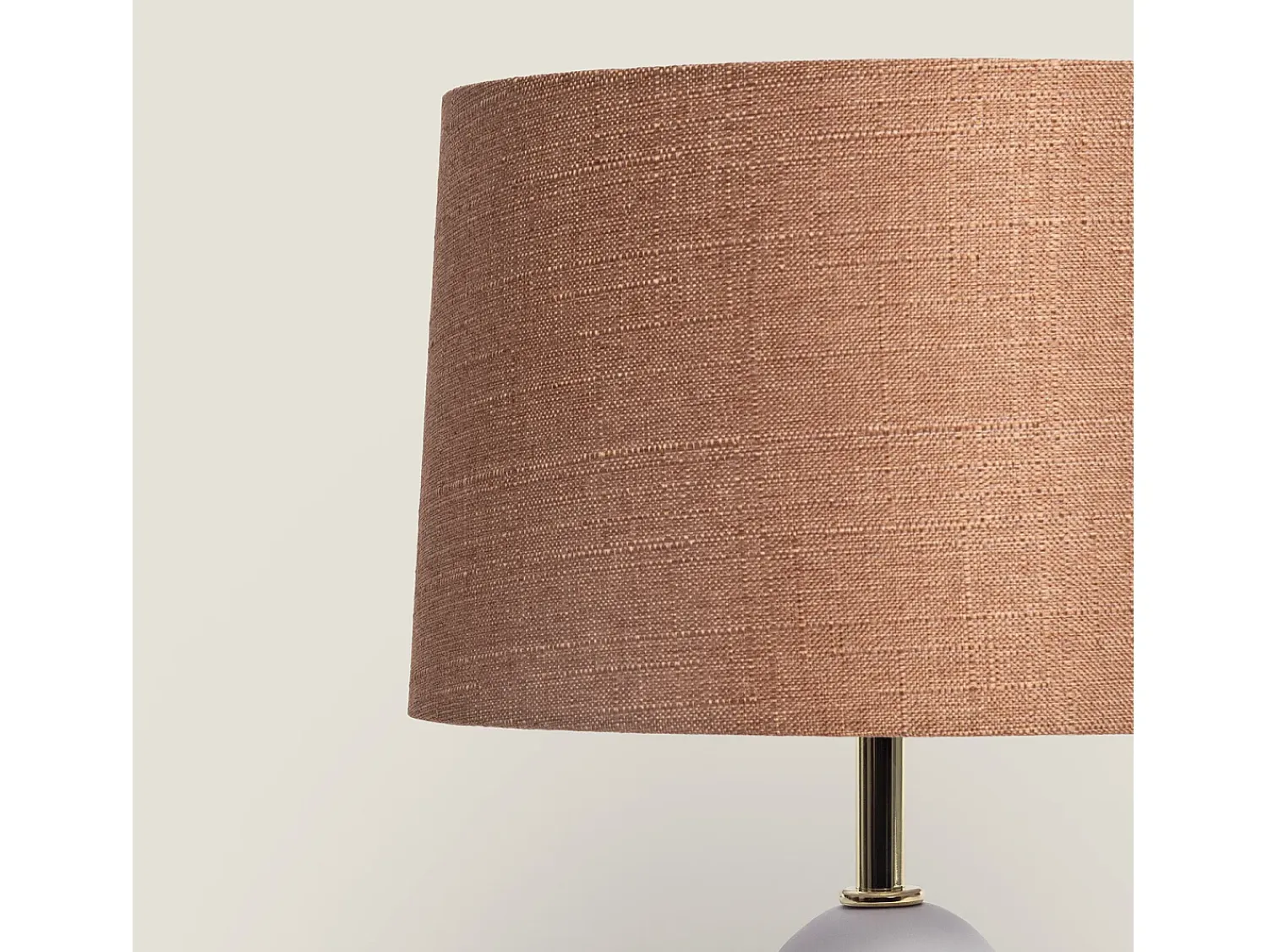 Hot Ledkia Lámpara de Mesa Cerámica Bulga Blanco