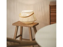 Lámpara de Mesa Cuerda Bris Diantha Beige