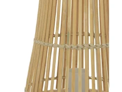 Lámpara de mesa de bambú