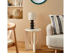 Atmosphera Lámpara De Mesa^Lámpara de mesa de cerámica negra Negro