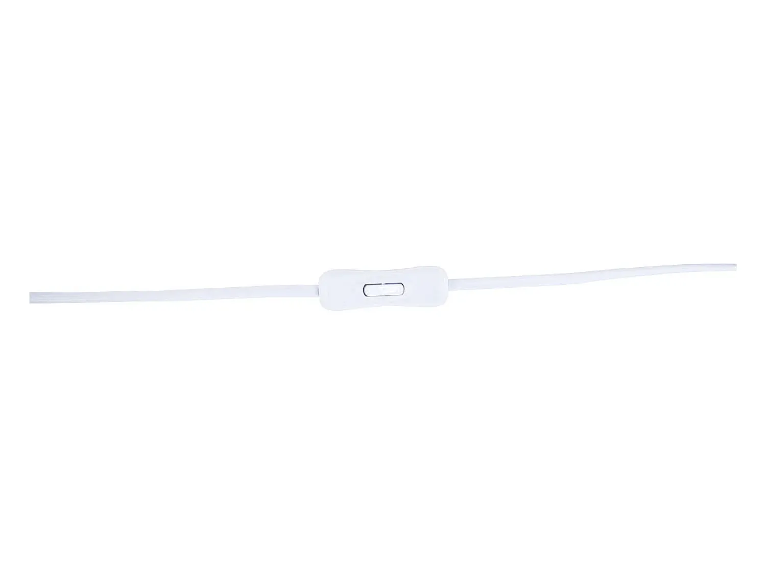 Venture Home Lámpara de mesa de hevea y lino Kona Blanco