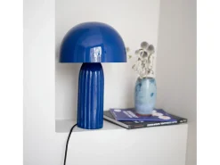 Rendez-Vous Déco Lámpara De Mesa^Lámpara de mesa de metal oscuro - Joy Azul