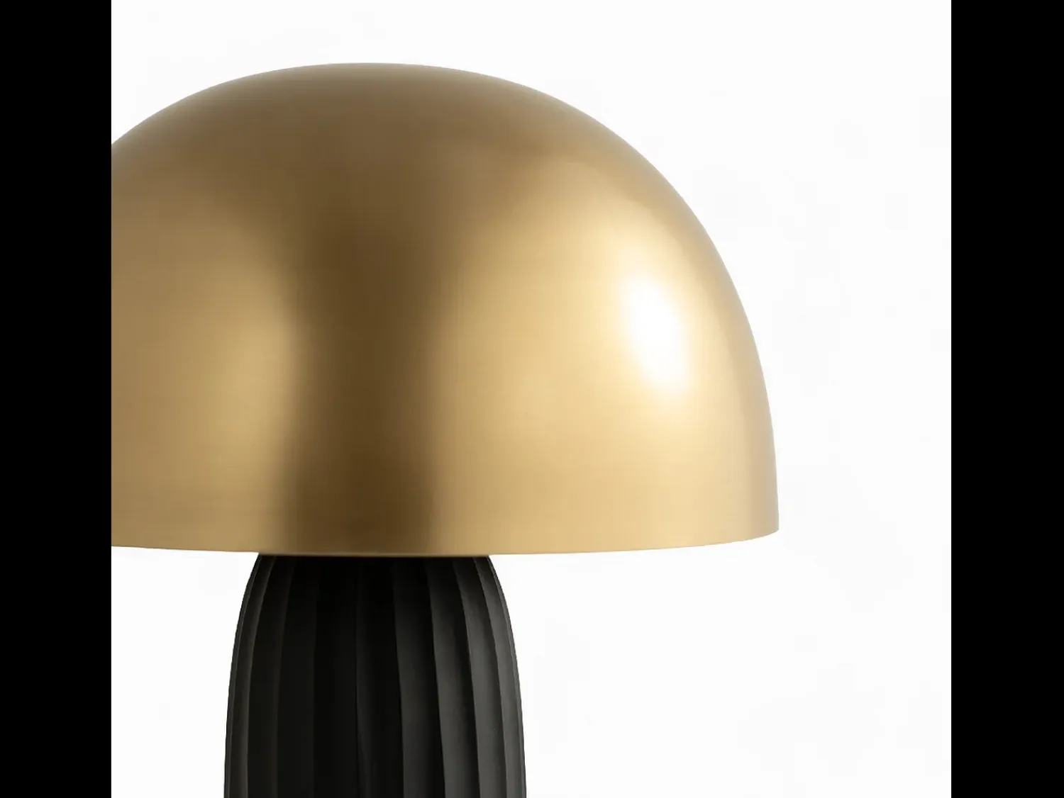 Online Rendez-Vous Déco Lámpara de mesa de metal negro y dorado - Joy Negro / Dorado