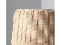 Best Ledkia Lámpara de Mesa de Ratán Gondia Natural Color natural claro
