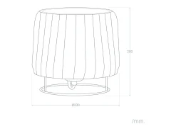 Best Ledkia Lámpara de Mesa de Ratán Gondia Natural Color natural claro
