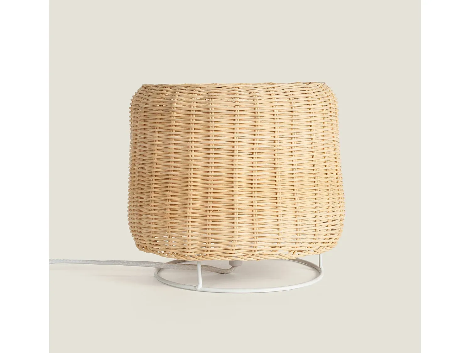 Best Ledkia Lámpara de Mesa de Ratán Gondia Natural Color natural claro