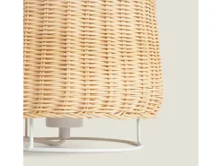 Best Ledkia Lámpara de Mesa de Ratán Gondia Natural Color natural claro