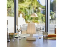Best Lumisky Lámpara de mesa inalámbrica H22CM LADY MINI Blanco