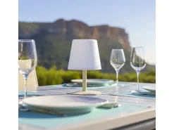 Lumisky Iluminación Exterior^Lámpara de mesa inalámbrica H25CM STANDY MINI Crema