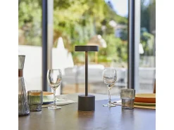 Clearance Lumisky Lámpara de mesa inalámbrica H30CM ROBY Gris antracita