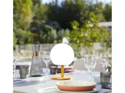 Lumisky Iluminación Exterior^Lámpara de mesa inalámbrica H28CM LUNY Color natural claro