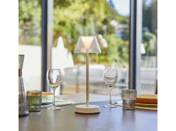 Lumisky Iluminación Exterior^Lámpara de mesa inalámbrica H34CM BEVERLY Blanco