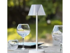 Lumisky Iluminación Exterior^Lámpara de mesa inalámbrica H34CM BEVERLY Blanco