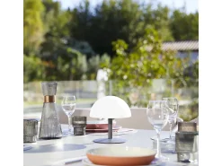Lumisky Iluminación Exterior^Lámpara de mesa inalámbrica H20CM NEPTUNE Gris antracita