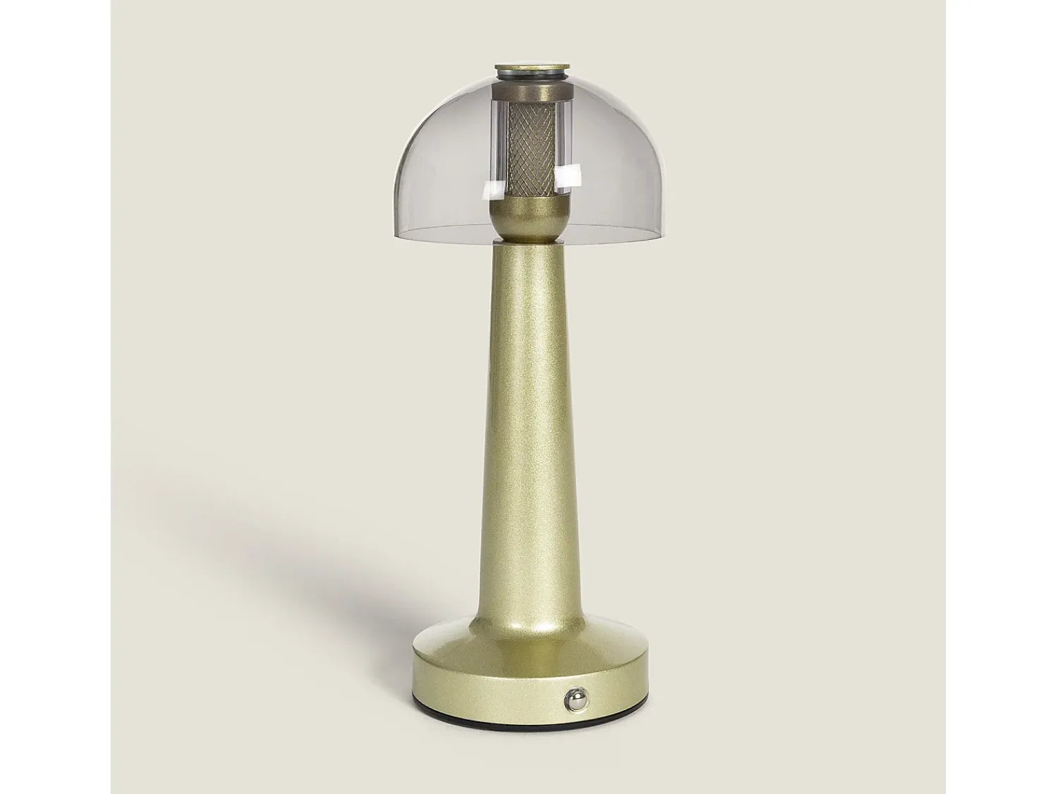 Best Ledkia Lámpara de Mesa LED Metal Portátil con Batería USB Recargable Luliu Orsha Dorado