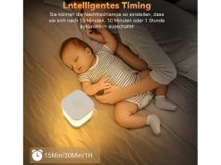 Discount NETTLIFE Lámpara de mesa LED con batería de 1800 mAh, regulable al tacto, 3000-6500 K, USB, 3 temperaturas de color y función de temporización Blanco
