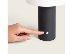 Best Ledkia Lámpara de Mesa LED Portátil con Batería USB Recargable Leta Negro