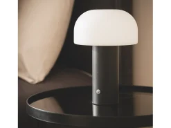 Best Ledkia Lámpara de Mesa LED Portátil con Batería USB Recargable Leta Negro